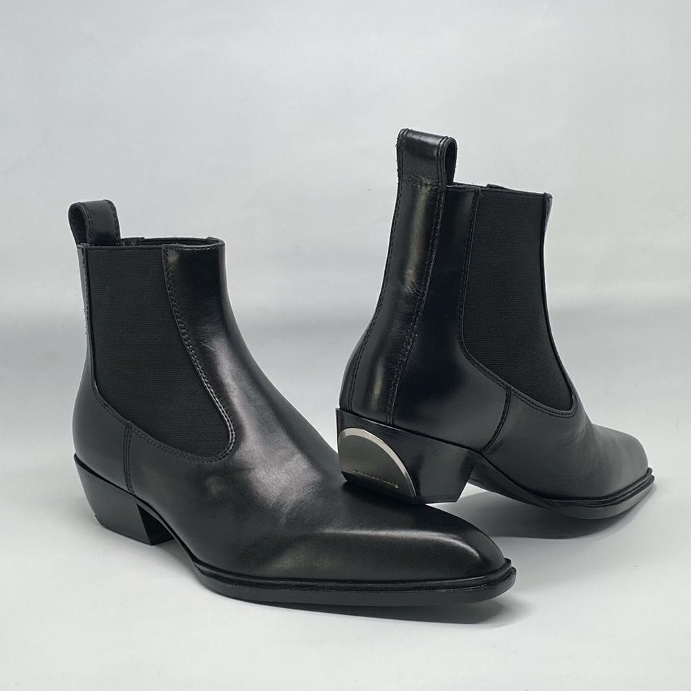 Alexander Wang Slick Pointed Toe Chelsea Boot size 37.5